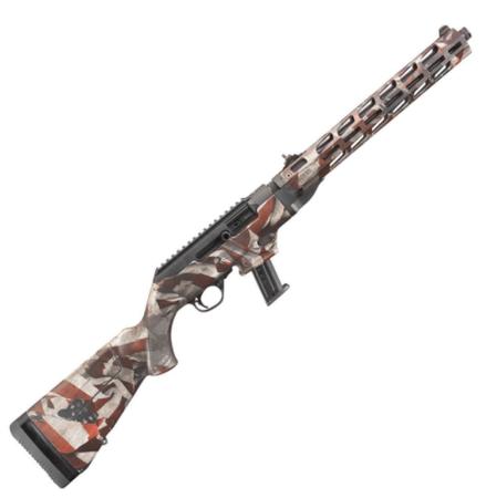 RUGER PC CARBINE 9MM AMERICAN FLAG CAMO