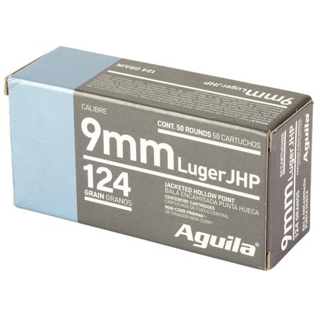 Aguila 9mm 124gr Jhp 50/500